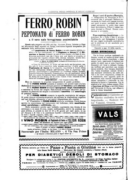 Gazzetta degli ospedali e delle cliniche