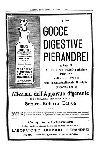 Gazzetta degli ospedali e delle cliniche