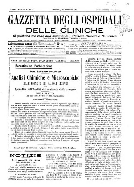 Gazzetta degli ospedali e delle cliniche