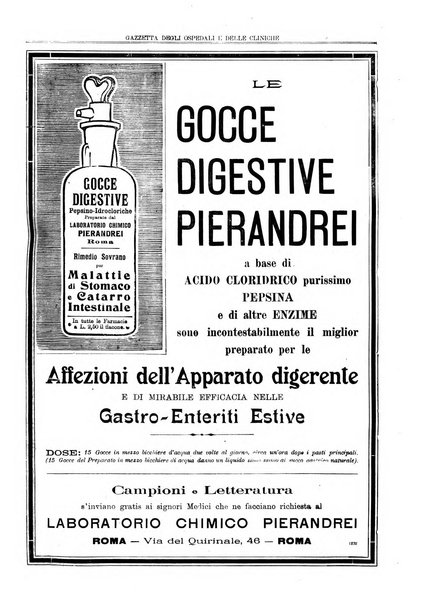 Gazzetta degli ospedali e delle cliniche