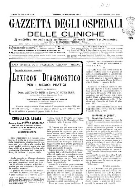 Gazzetta degli ospedali e delle cliniche