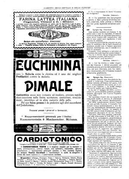 Gazzetta degli ospedali e delle cliniche