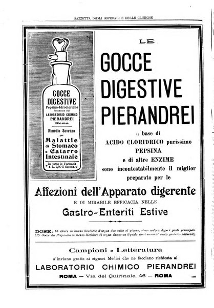 Gazzetta degli ospedali e delle cliniche