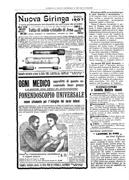 Gazzetta degli ospedali e delle cliniche