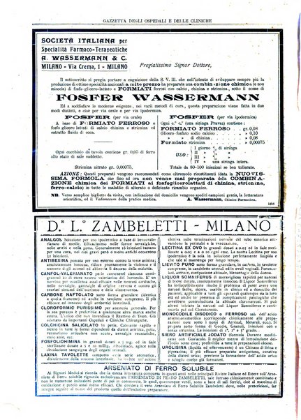 Gazzetta degli ospedali e delle cliniche