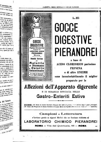 Gazzetta degli ospedali e delle cliniche