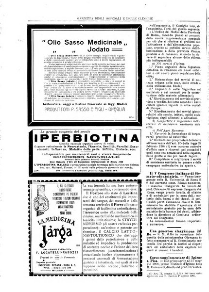 Gazzetta degli ospedali e delle cliniche