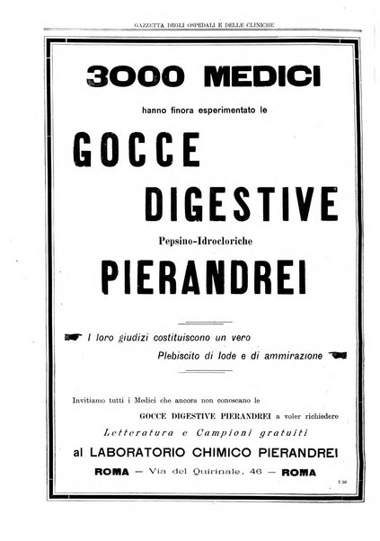 Gazzetta degli ospedali e delle cliniche