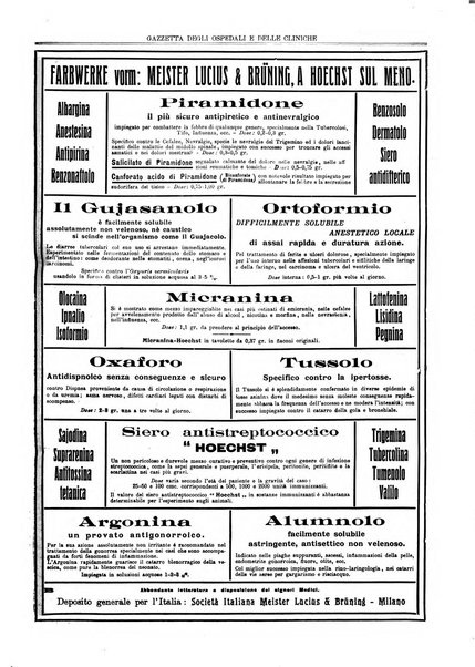 Gazzetta degli ospedali e delle cliniche