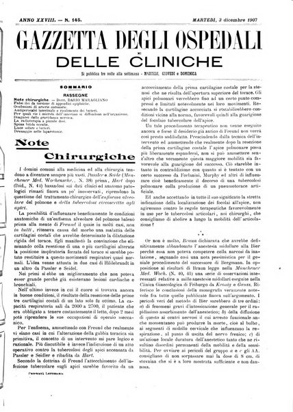 Gazzetta degli ospedali e delle cliniche