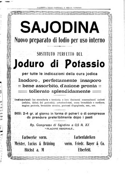 Gazzetta degli ospedali e delle cliniche