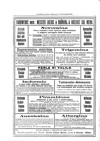 Gazzetta degli ospedali e delle cliniche