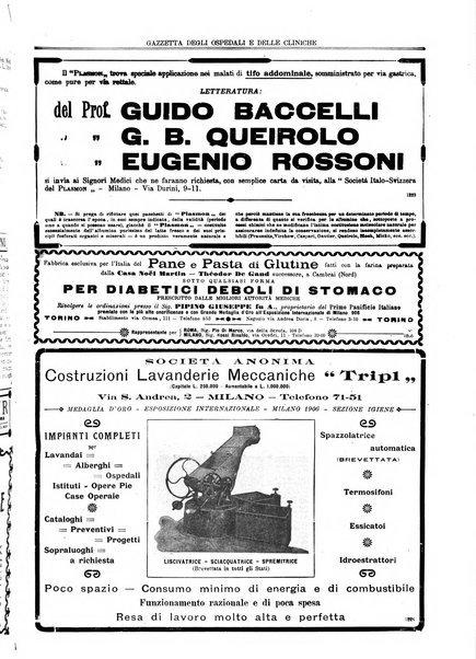 Gazzetta degli ospedali e delle cliniche