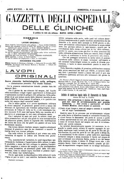 Gazzetta degli ospedali e delle cliniche