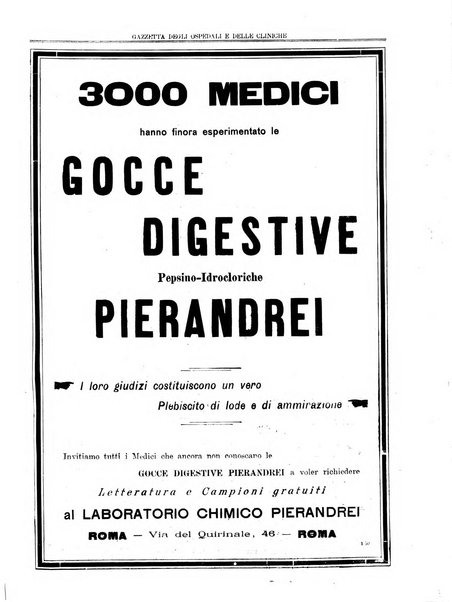 Gazzetta degli ospedali e delle cliniche