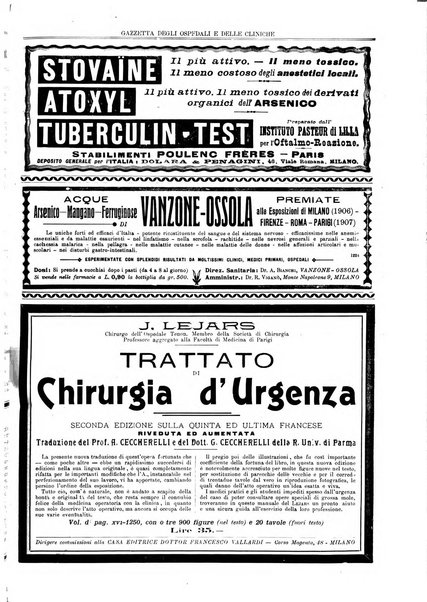 Gazzetta degli ospedali e delle cliniche