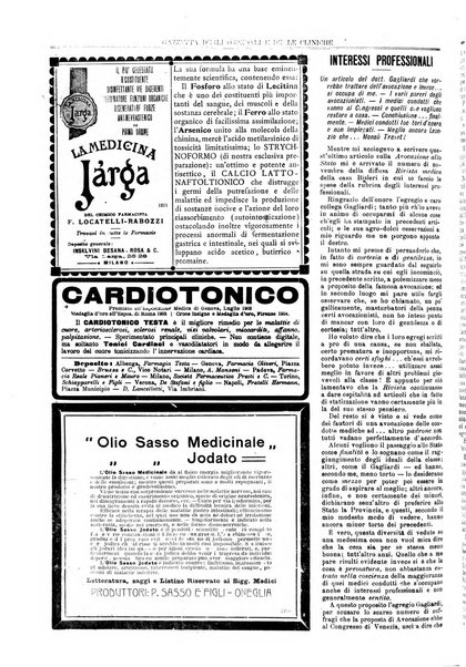 Gazzetta degli ospedali e delle cliniche