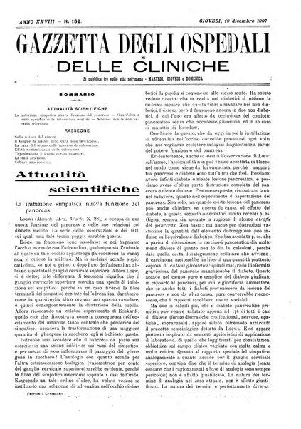 Gazzetta degli ospedali e delle cliniche