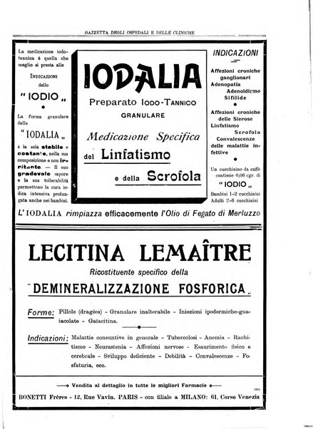 Gazzetta degli ospedali e delle cliniche