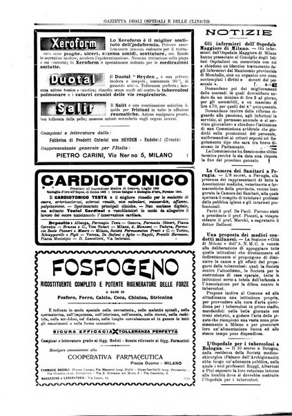 Gazzetta degli ospedali e delle cliniche