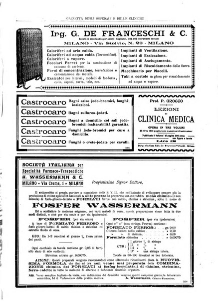 Gazzetta degli ospedali e delle cliniche