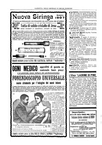 Gazzetta degli ospedali e delle cliniche