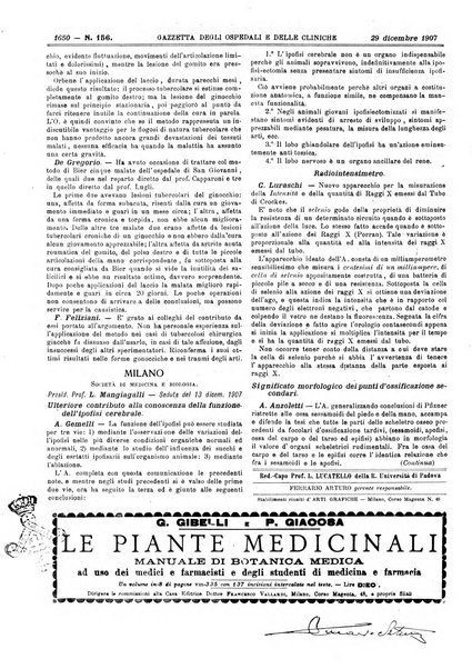 Gazzetta degli ospedali e delle cliniche