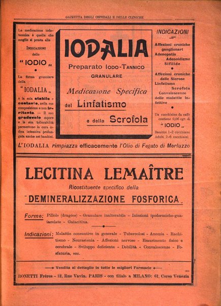 Gazzetta degli ospedali e delle cliniche