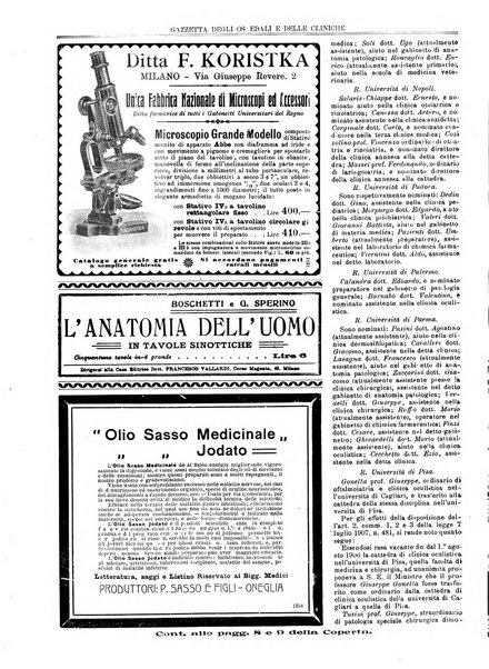 Gazzetta degli ospedali e delle cliniche