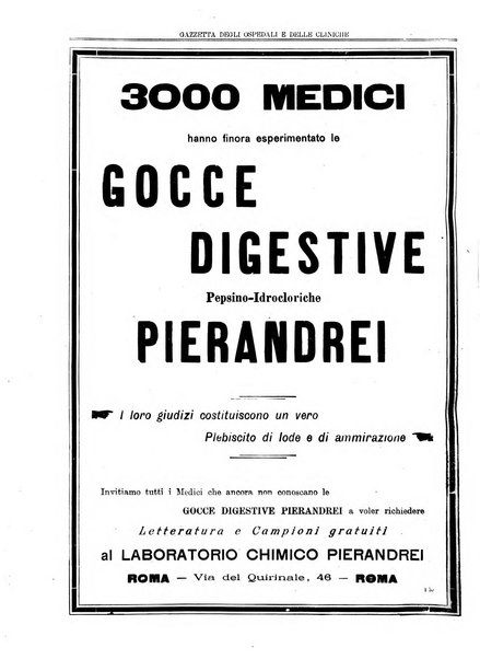 Gazzetta degli ospedali e delle cliniche