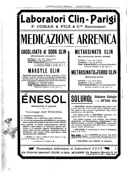 Gazzetta degli ospedali e delle cliniche