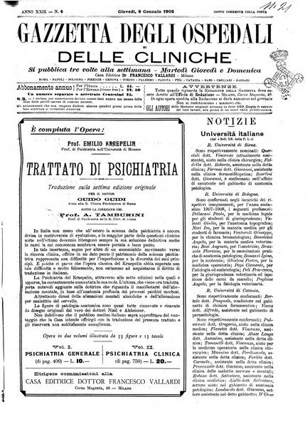 Gazzetta degli ospedali e delle cliniche