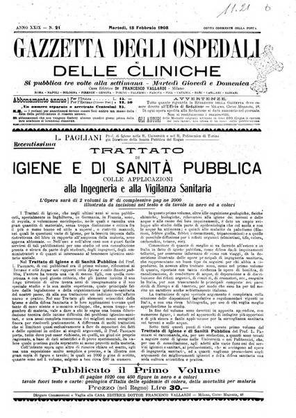 Gazzetta degli ospedali e delle cliniche