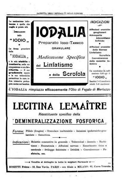 Gazzetta degli ospedali e delle cliniche