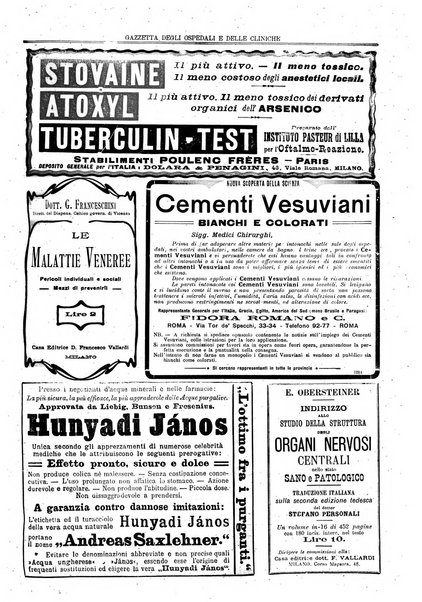 Gazzetta degli ospedali e delle cliniche