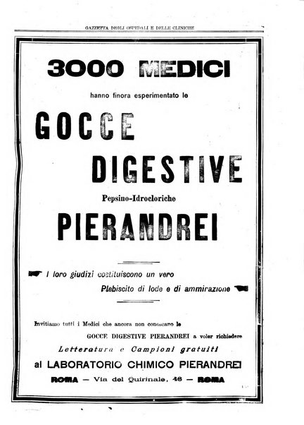 Gazzetta degli ospedali e delle cliniche