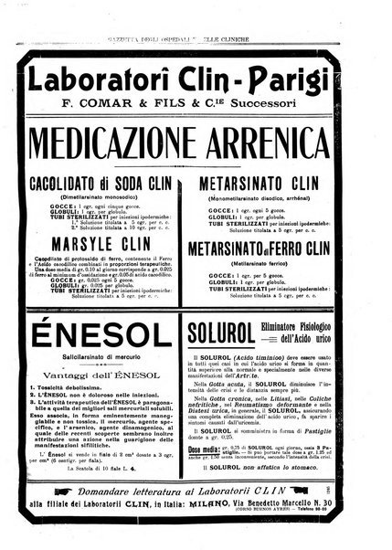 Gazzetta degli ospedali e delle cliniche