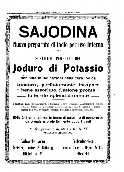 Gazzetta degli ospedali e delle cliniche