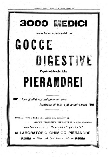 Gazzetta degli ospedali e delle cliniche