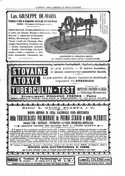 Gazzetta degli ospedali e delle cliniche