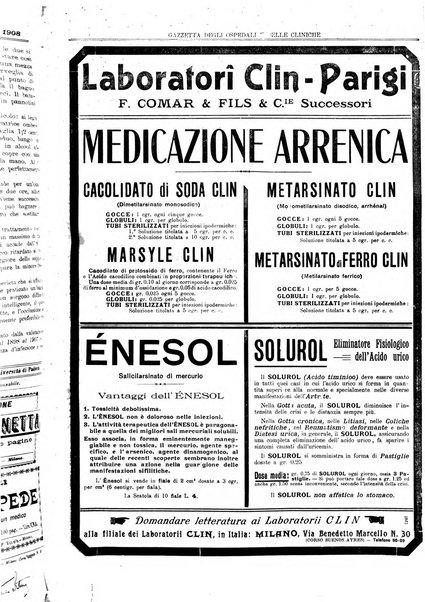 Gazzetta degli ospedali e delle cliniche