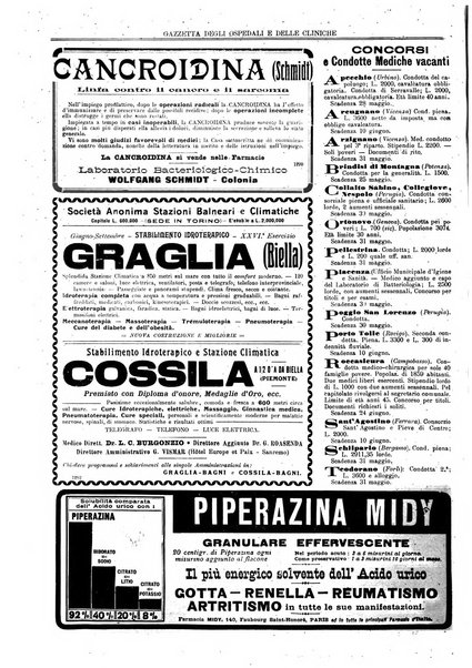 Gazzetta degli ospedali e delle cliniche