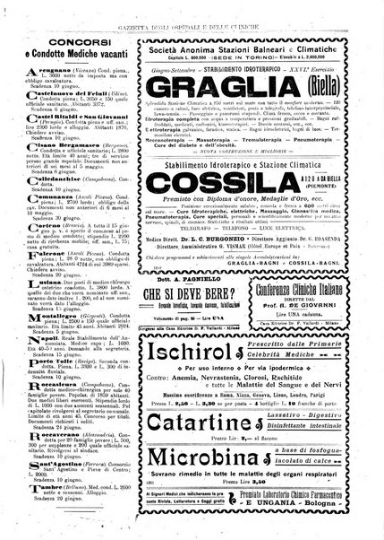 Gazzetta degli ospedali e delle cliniche