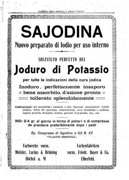 Gazzetta degli ospedali e delle cliniche