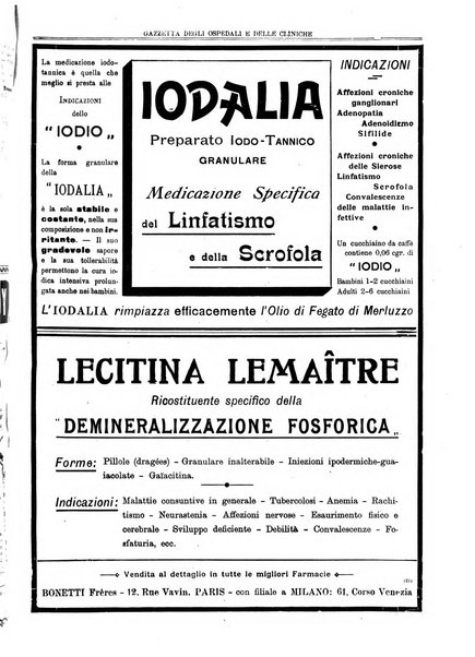 Gazzetta degli ospedali e delle cliniche