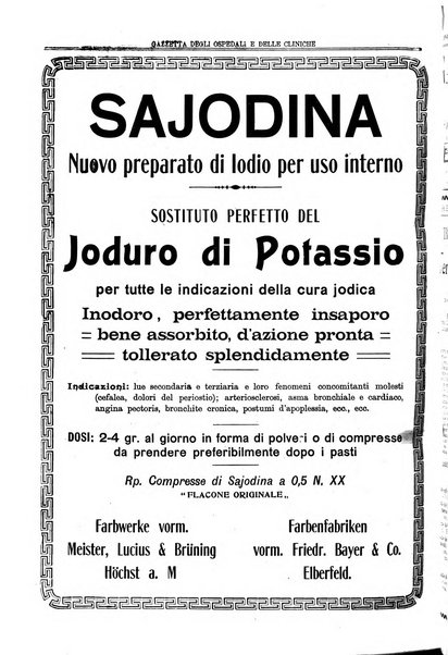 Gazzetta degli ospedali e delle cliniche