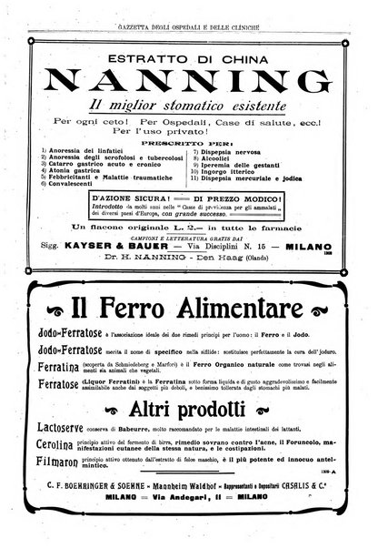 Gazzetta degli ospedali e delle cliniche