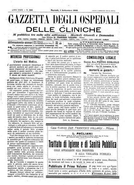 Gazzetta degli ospedali e delle cliniche