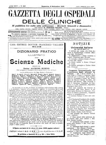 Gazzetta degli ospedali e delle cliniche