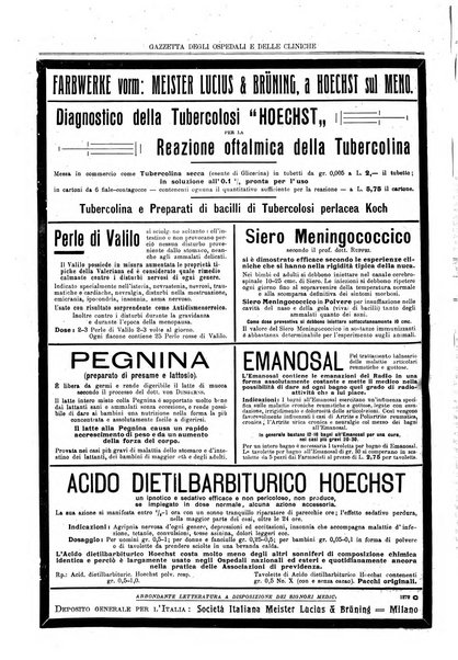 Gazzetta degli ospedali e delle cliniche